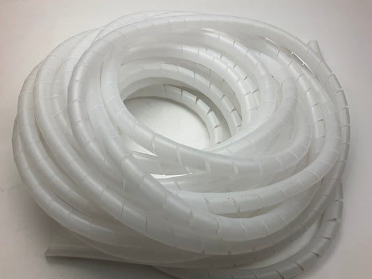 50 FEET Standard CL9 Spark Plug Wire Loom Spiral Protective Wrap, Clear, 3/4'' OD