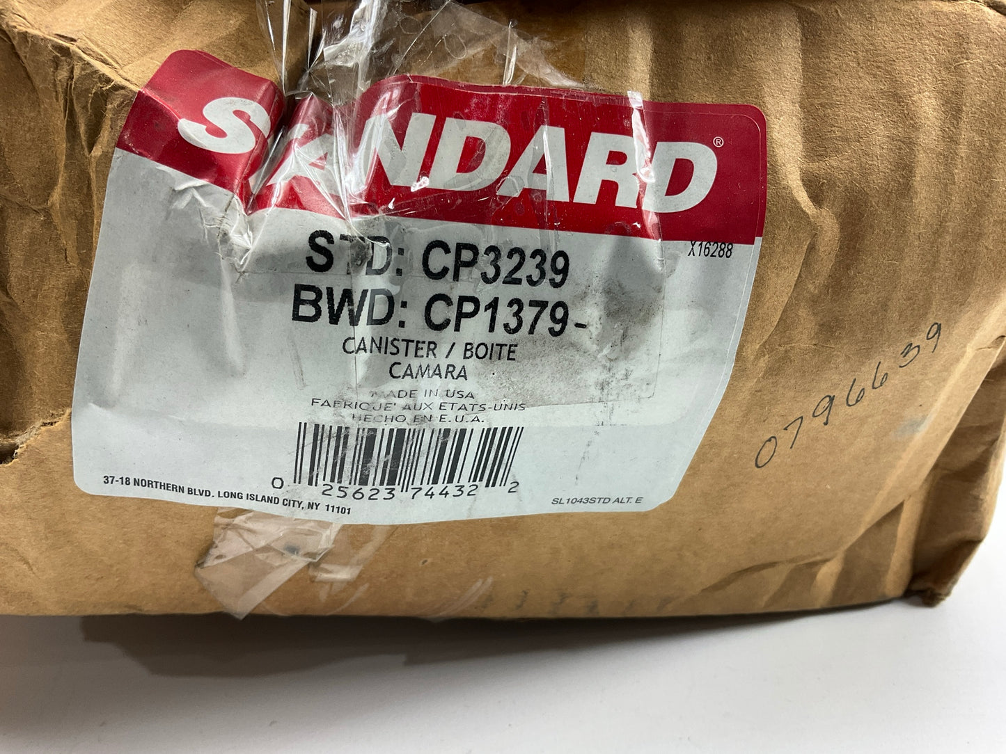Standard Motor Products CP3239 Charcoal Fuel Vapor Canister