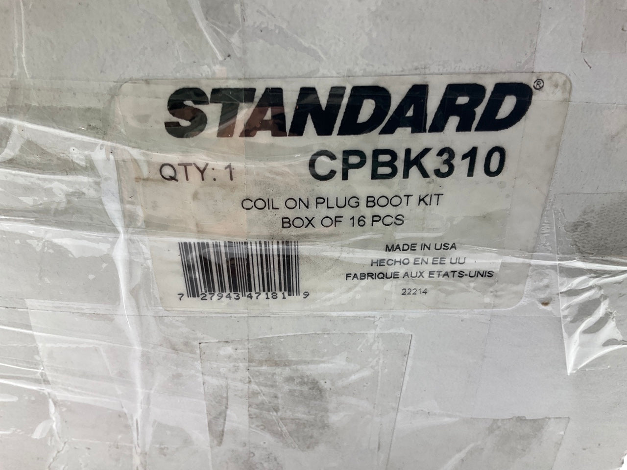 Standard Motor Products CPBK310 Direct Ignition Coil On Plug Boot Kit