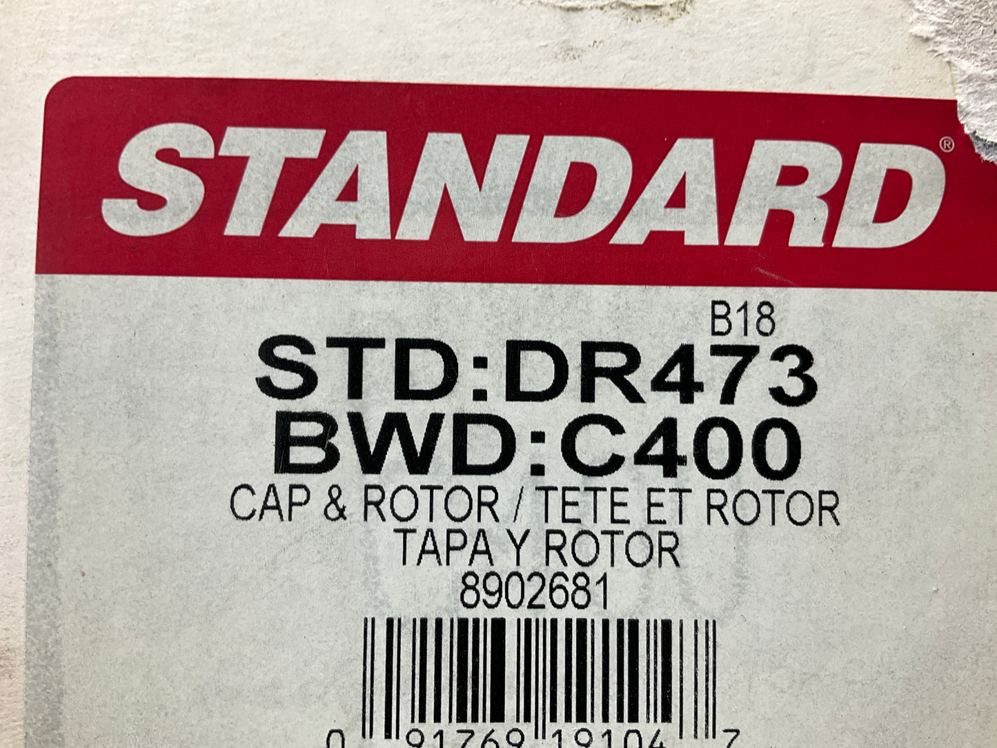 Standard Motor Products DR473 Ignition Distributor Cap & Rotor Kit