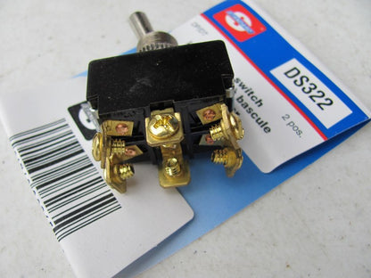 Standard DS322 Heavy Duty Toggle Switch, 2 Position, 12 Volts DC, 35 Amps