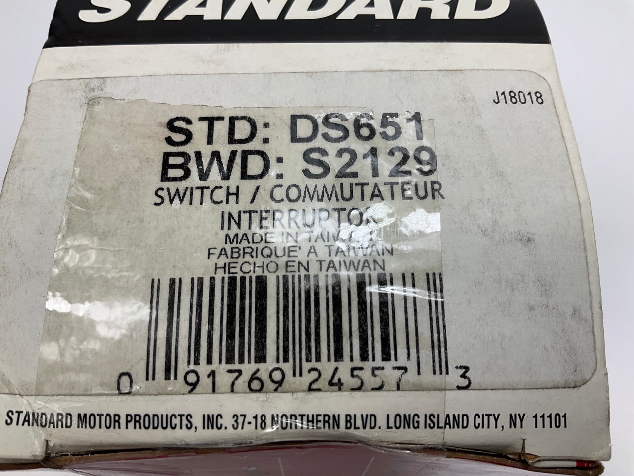 Standard Motor Products DS651 Headlight Headlamp Switch