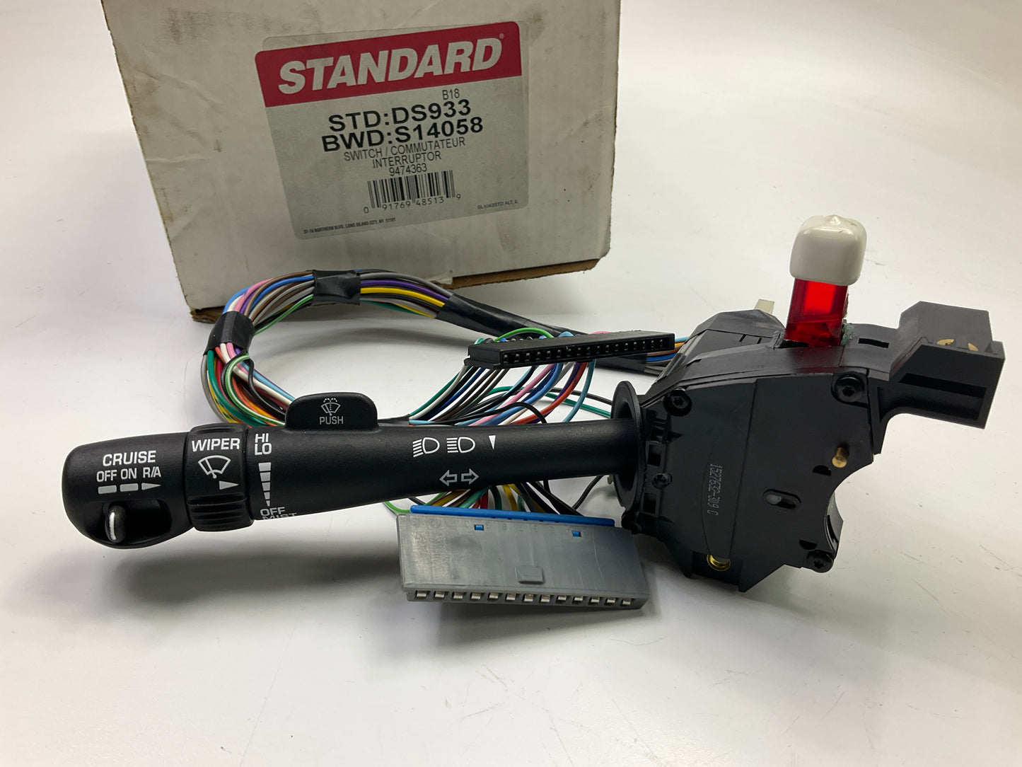 Standard Motor DS933 Turn Signal Wiper Cruise Control Combination Switch