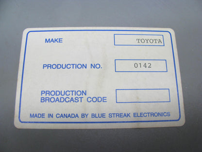 Standard EM0142 Reman Engine Control Module ECM For 1986 Toyota Celica 2.0L-L4