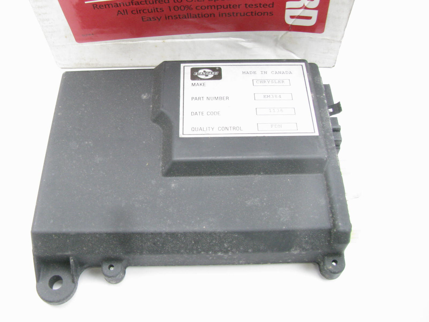 Standard EM384S Reman Engine Control Module For 1987 Chrysler 2.2L-L4 M/T