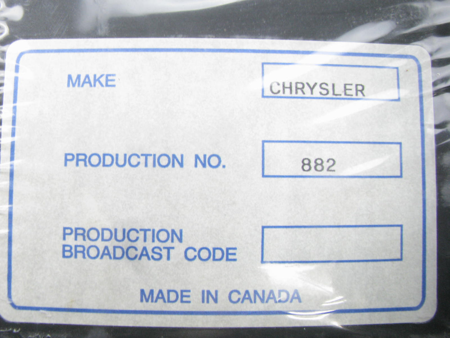 Standard EM882 Engine Control Module ECU ECM PCM For 1987 Chrysler 2.2L-L4