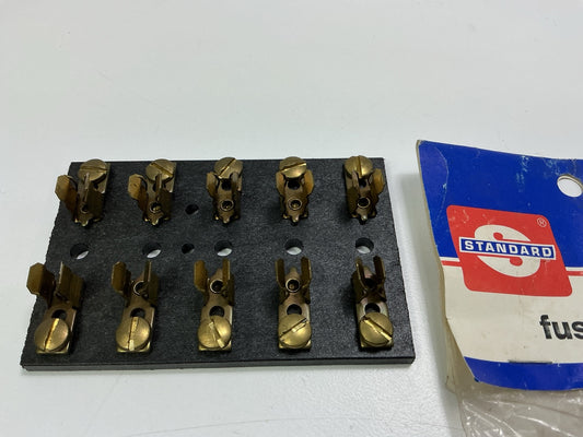 Standard Motor Products ET221 Universal Fuse Holder 5 Gang Brass