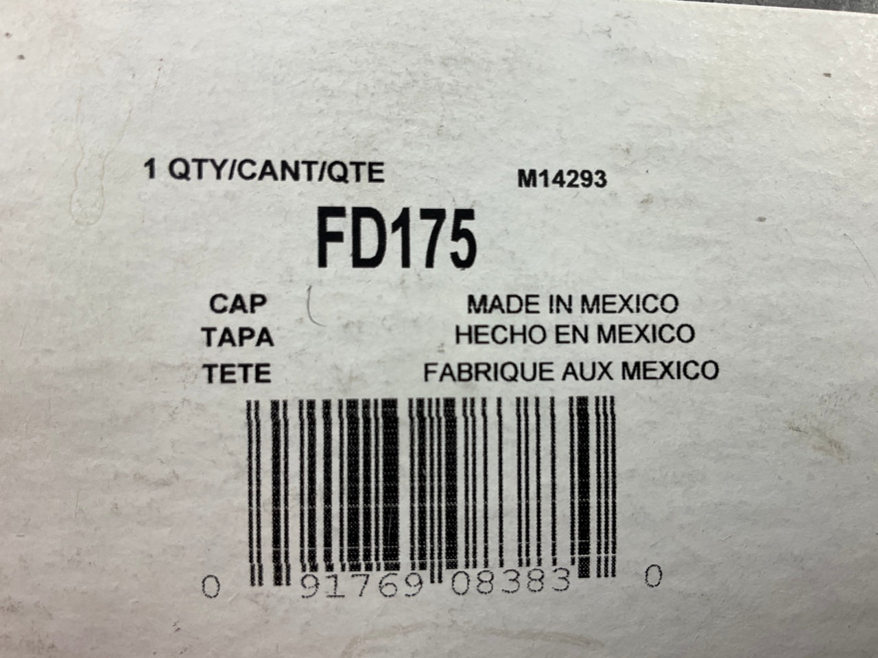 Standard Motor Products FD-175 Ignition Distributor Cap