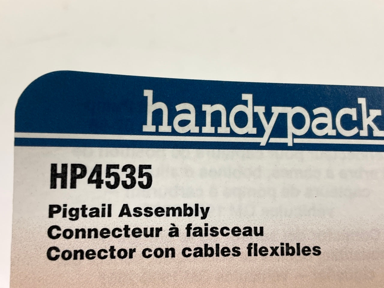 Standard HP4535 Flex Fuel Sensor Harness Pigtail Connector