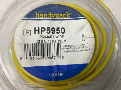 Standard HP5950 Primary Automotive Wire 12 GAUGE, YELLOW, 12 FEET