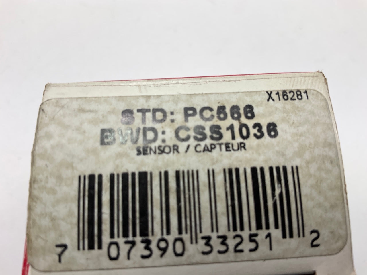 Standard PC566 Engine Crankshaft Crank Position Sensor OEM Bosch 0261210290
