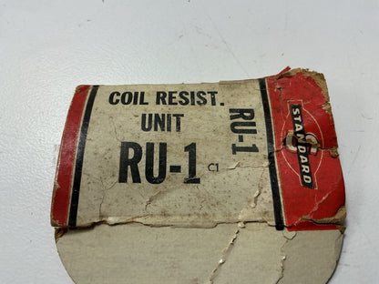 Standard RU1 Ignition Coil Ballast Resistor - 1956-1958 Ford W/ 12V Coil
