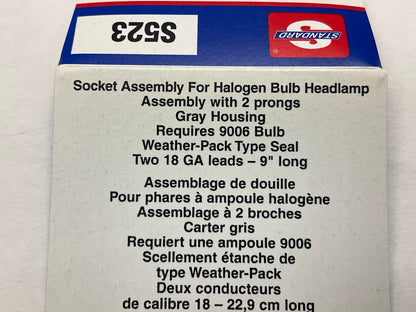 Standard S523 Headlight / Fog Light Wire Pigtail Lamp Connector Harness Socket