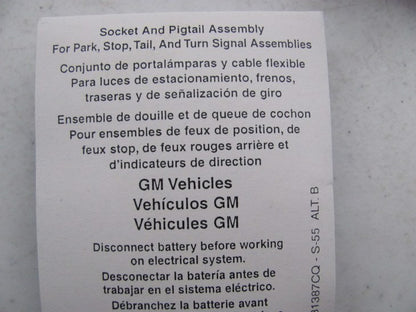 Standard S55 Lamp Repair Socket Connector Pigtail