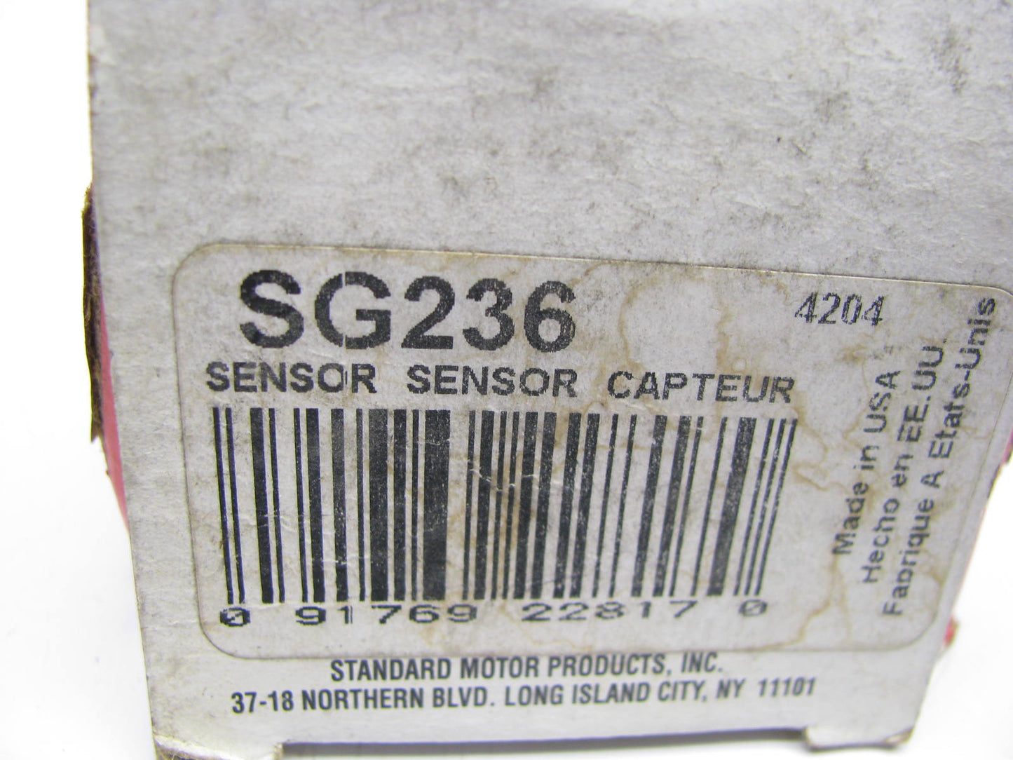 Standard SG236 Oxygen O2 Sensor for 2001 Isuzu Trooper 3.5L-V6