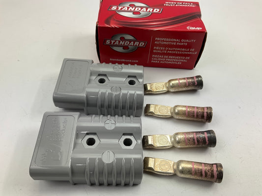 (2) Standard SAFE-MATE Forklift Charge Charging Connector PAIR 175 Amp 1/0 Gauge