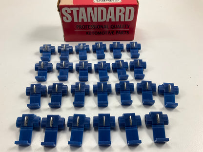 (25) Standard STP139 Splice Audio Connector Terminals BLUE 16-14 Gauge Splice-in