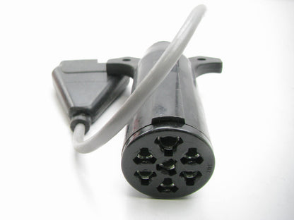 Standard TC73 Towing Trailer Connector Adapter - 7 Pin Round To 7 Pin Flat