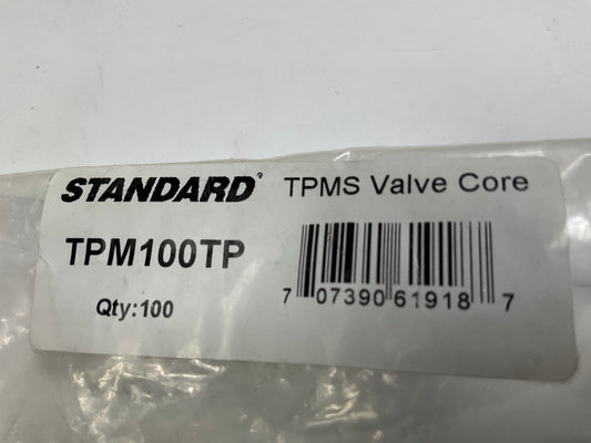 100 PACK - Standard TPM100TP Tire Pressure Monitor TPMS Valve Cores