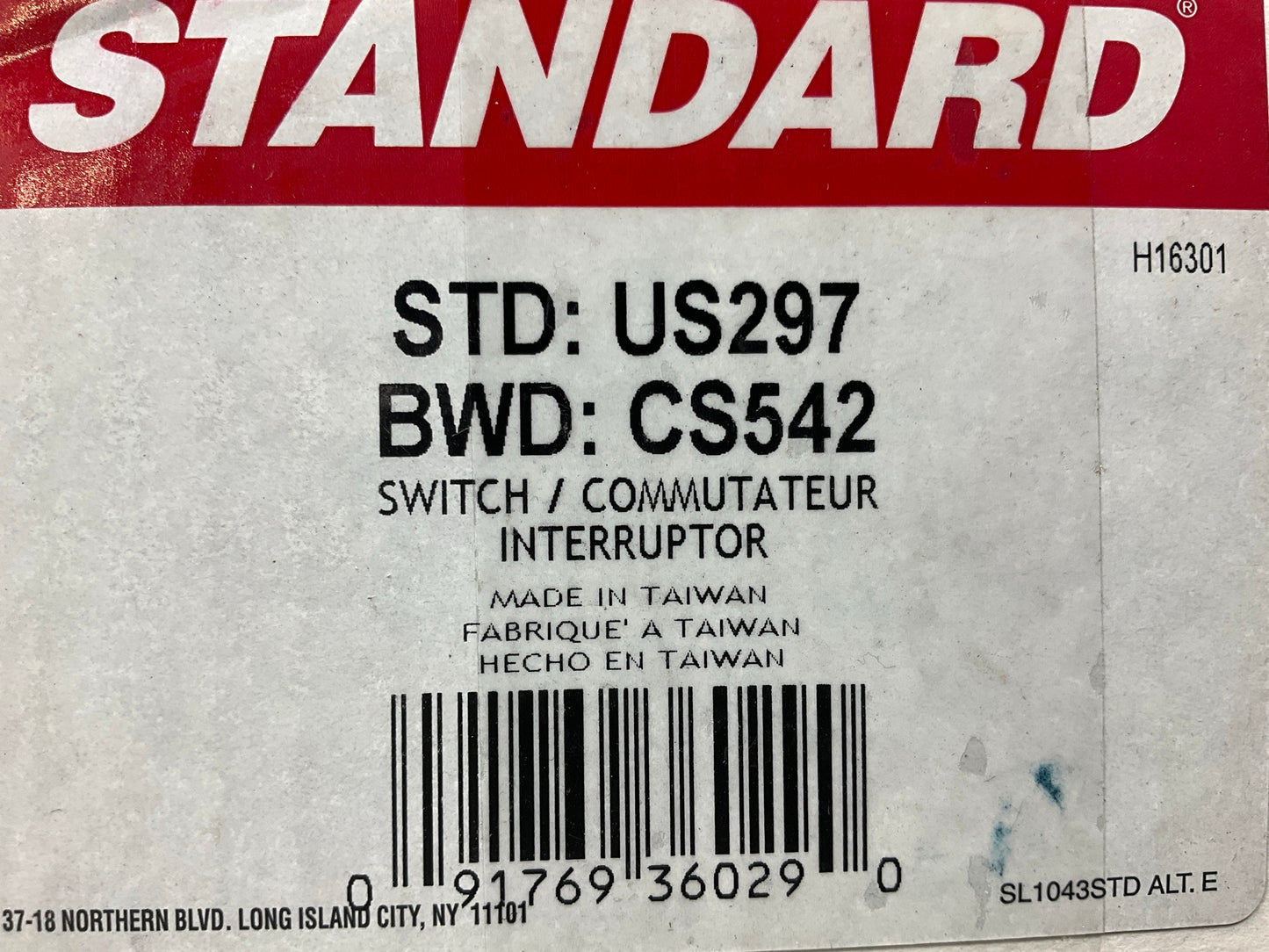 Standard Motor Products US297 Ignition Starter Switch