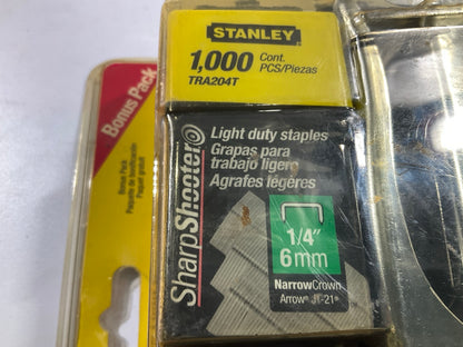 Stanley TR45K Light Duty SharpShooter Staple Gun, TRA200 Series Or JT21