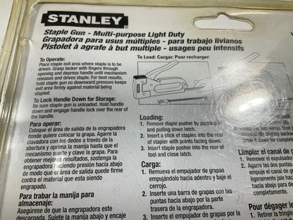 Stanley TR45K Light Duty SharpShooter Staple Gun, TRA200 Series Or JT21