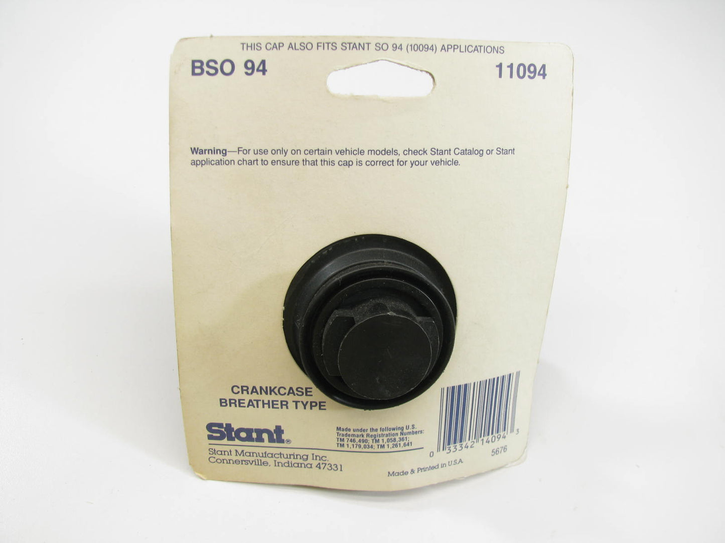 Stant 11094 Engine Crankcase Breather Cap 1982-1986 Ford 2.0L 2.3L-L4 3.8L-V6