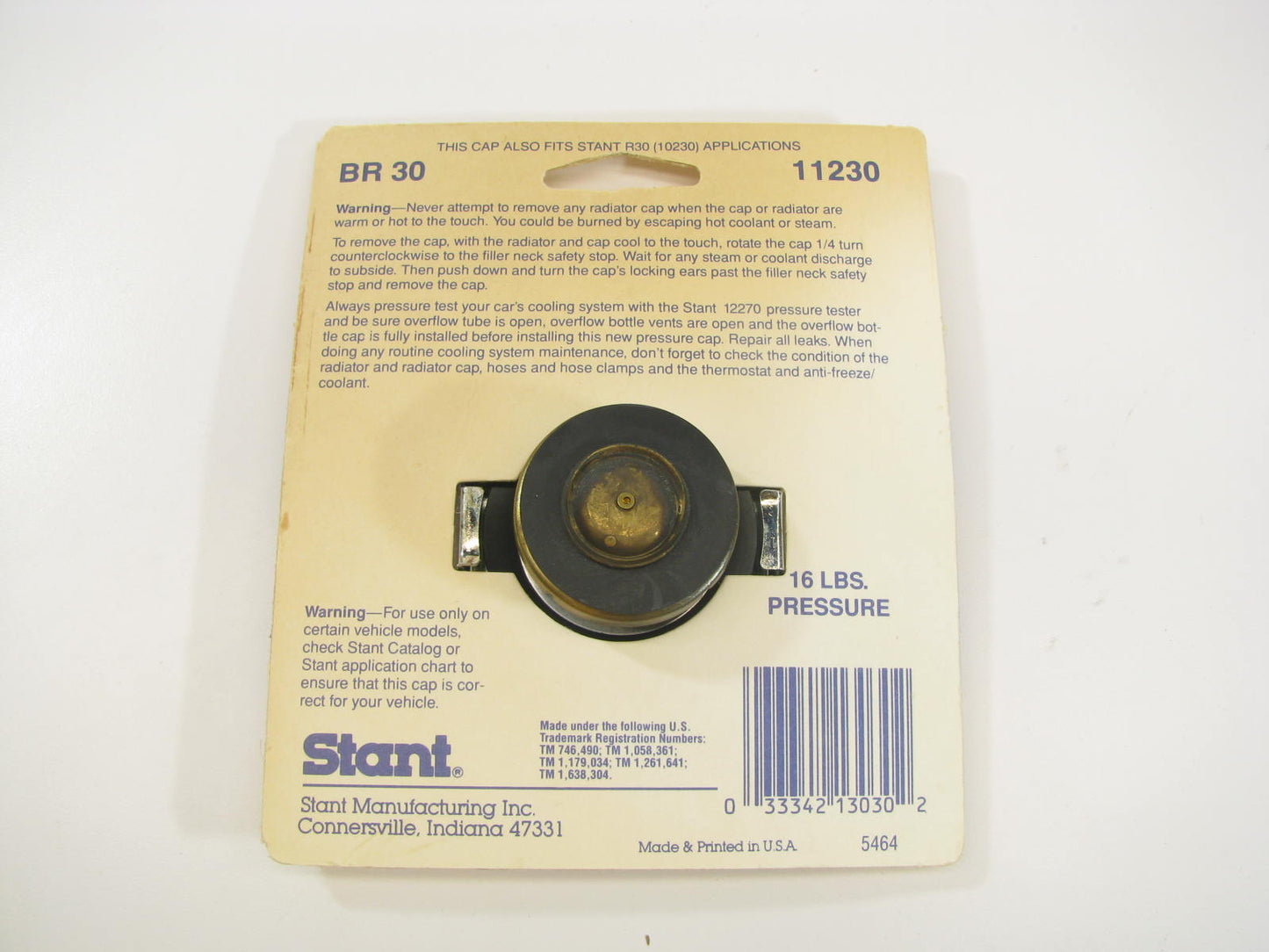 Stant 11230 Radiator Cap - 16 PSI