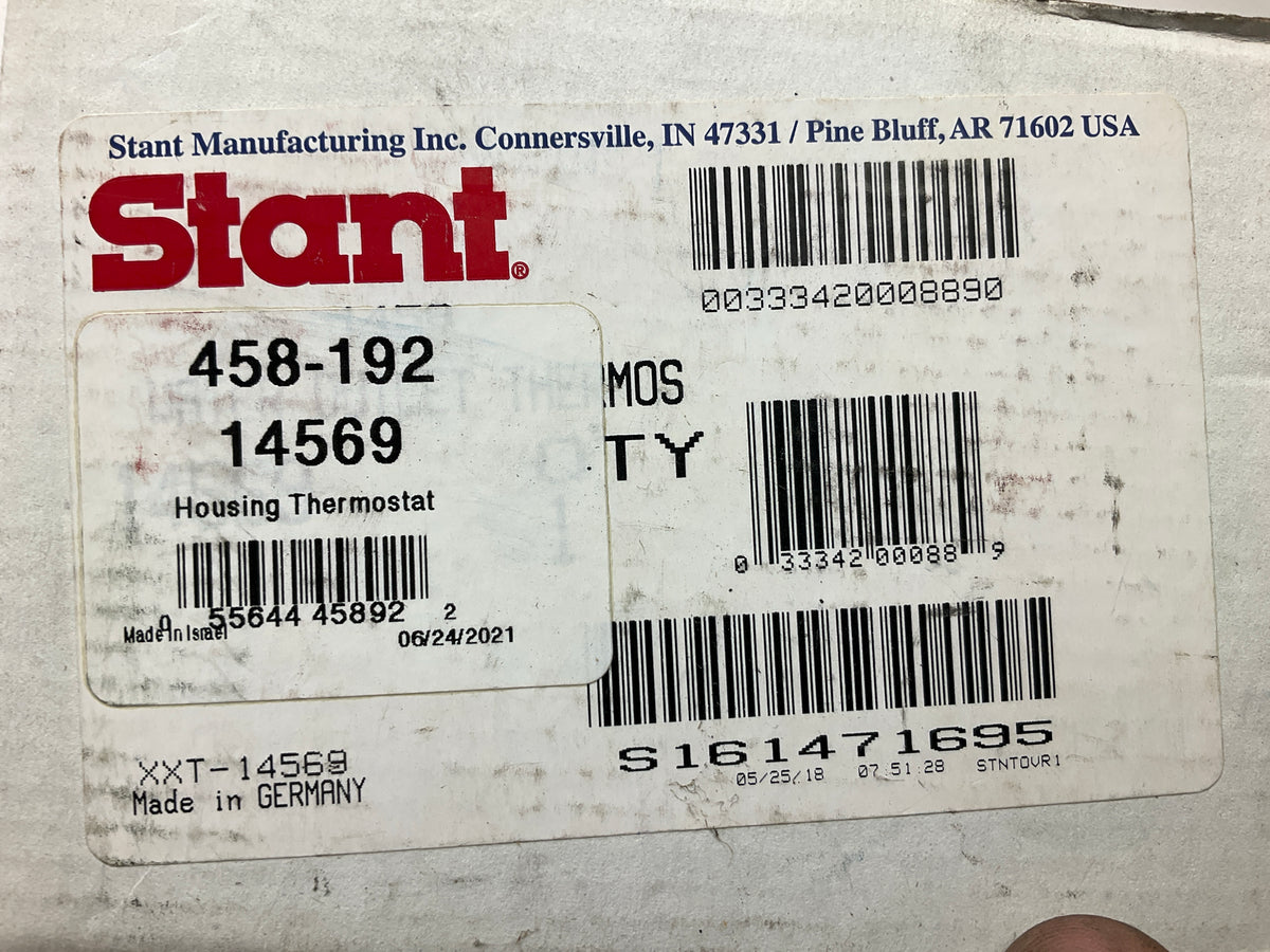 Stant 14569 Coolant Water Outlet With Thermostat - 189 Degrees