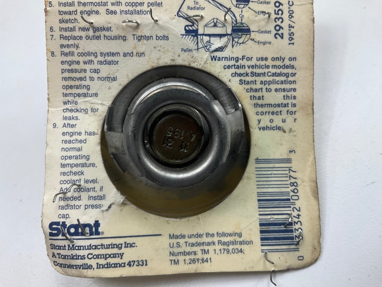 Stant 29359 Engine Coolant Thermostat - 195 Degree