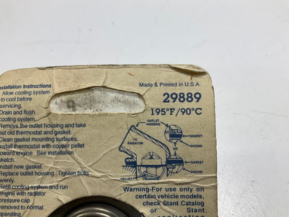 Stant 29889 Engine Coolant Thermostat - 195 Degree