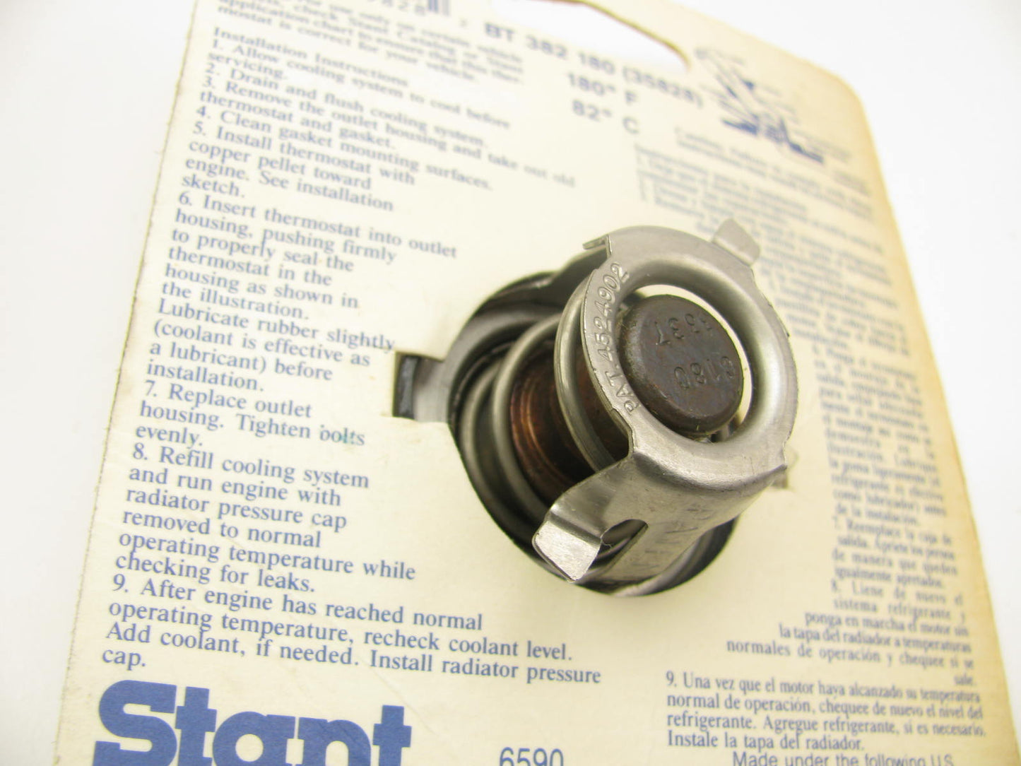 Stant 35828 Engine Coolant Thermostat - 180 Degree