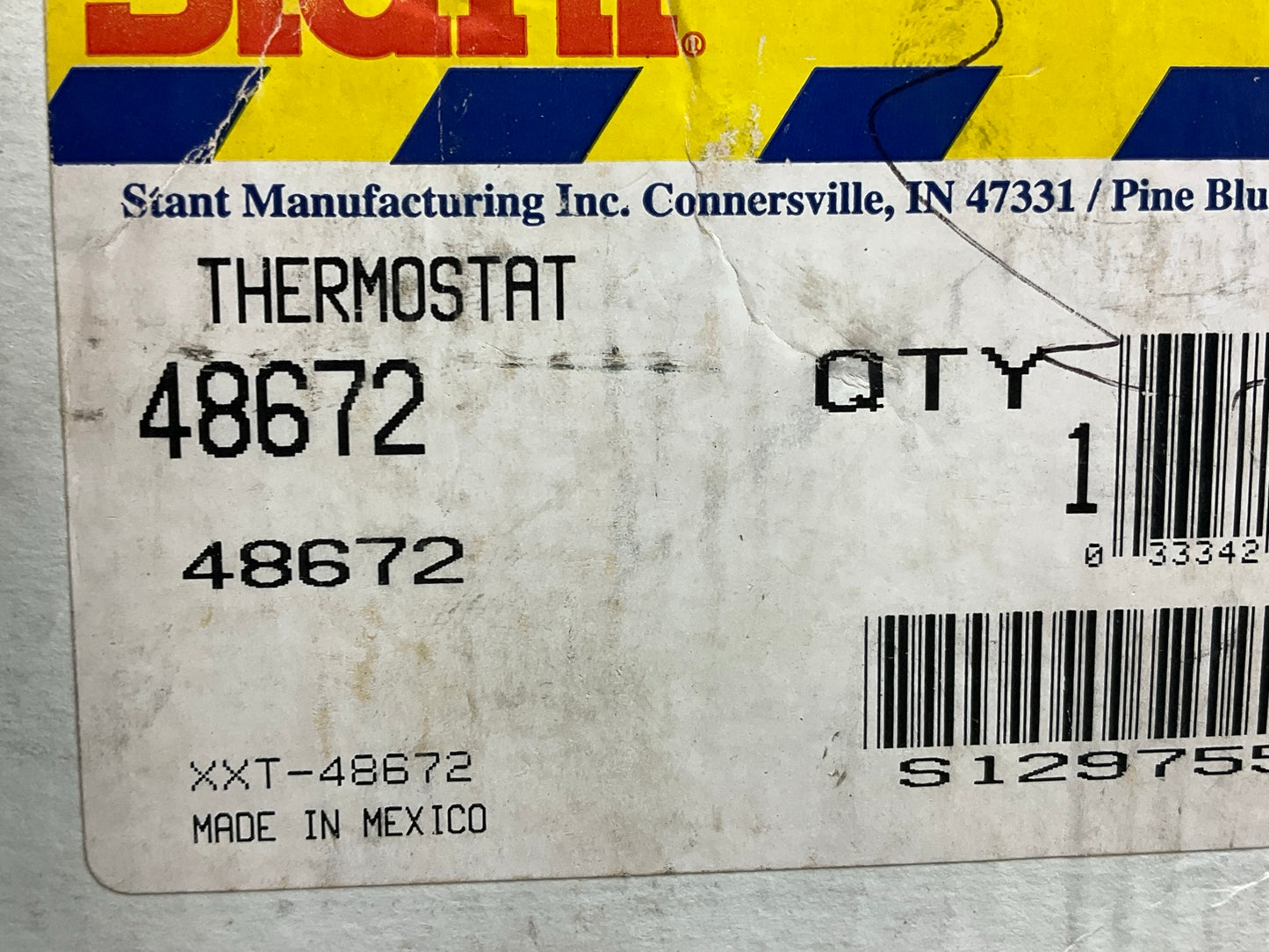 Stant 48672 Engine Coolant Thermostat / Water Outlet Assembly