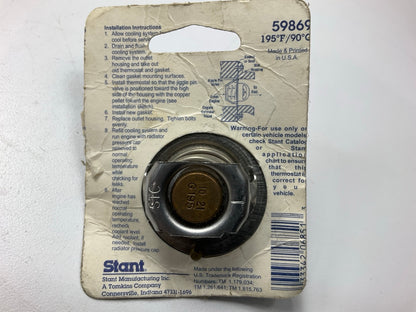 Stant 59869 Heavy Duty Engine Coolant Thermostat 195 Degree
