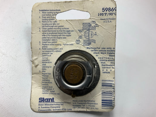 Stant 59869 Heavy Duty Engine Coolant Thermostat 195 Degree