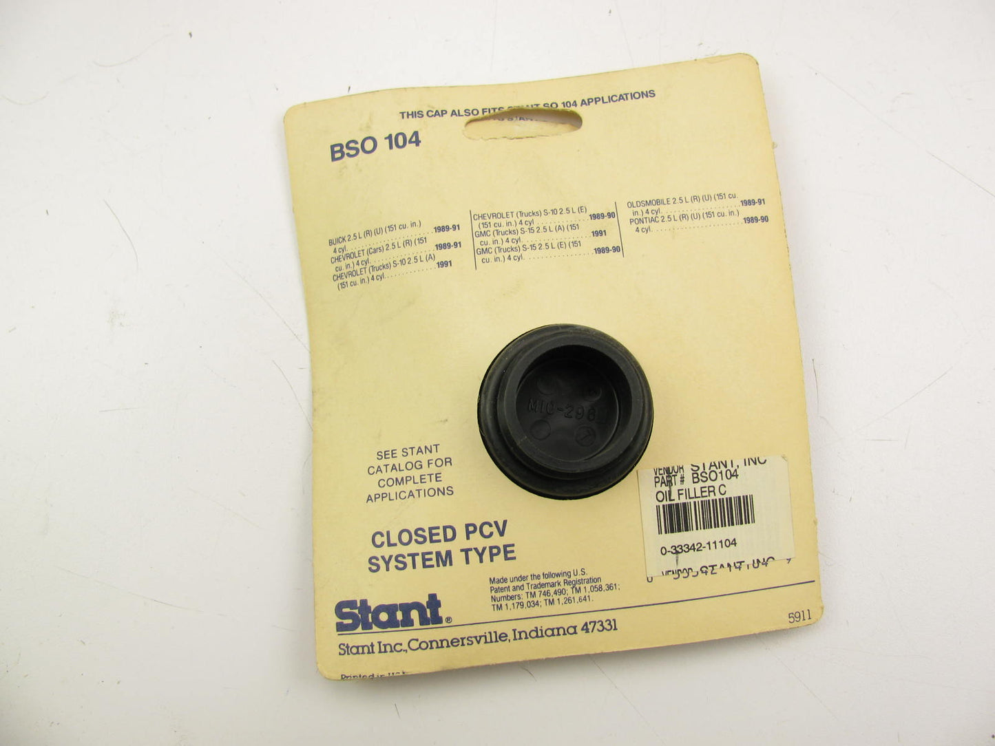 Stant BSO104 Engine Oil Filler Cap for 1989-1993 GM 2.5L-L4