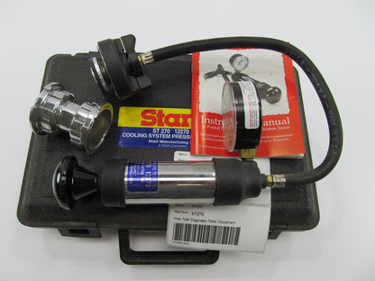 Stant ST270 Cooling System Pressure Checker Tester Tool Set
