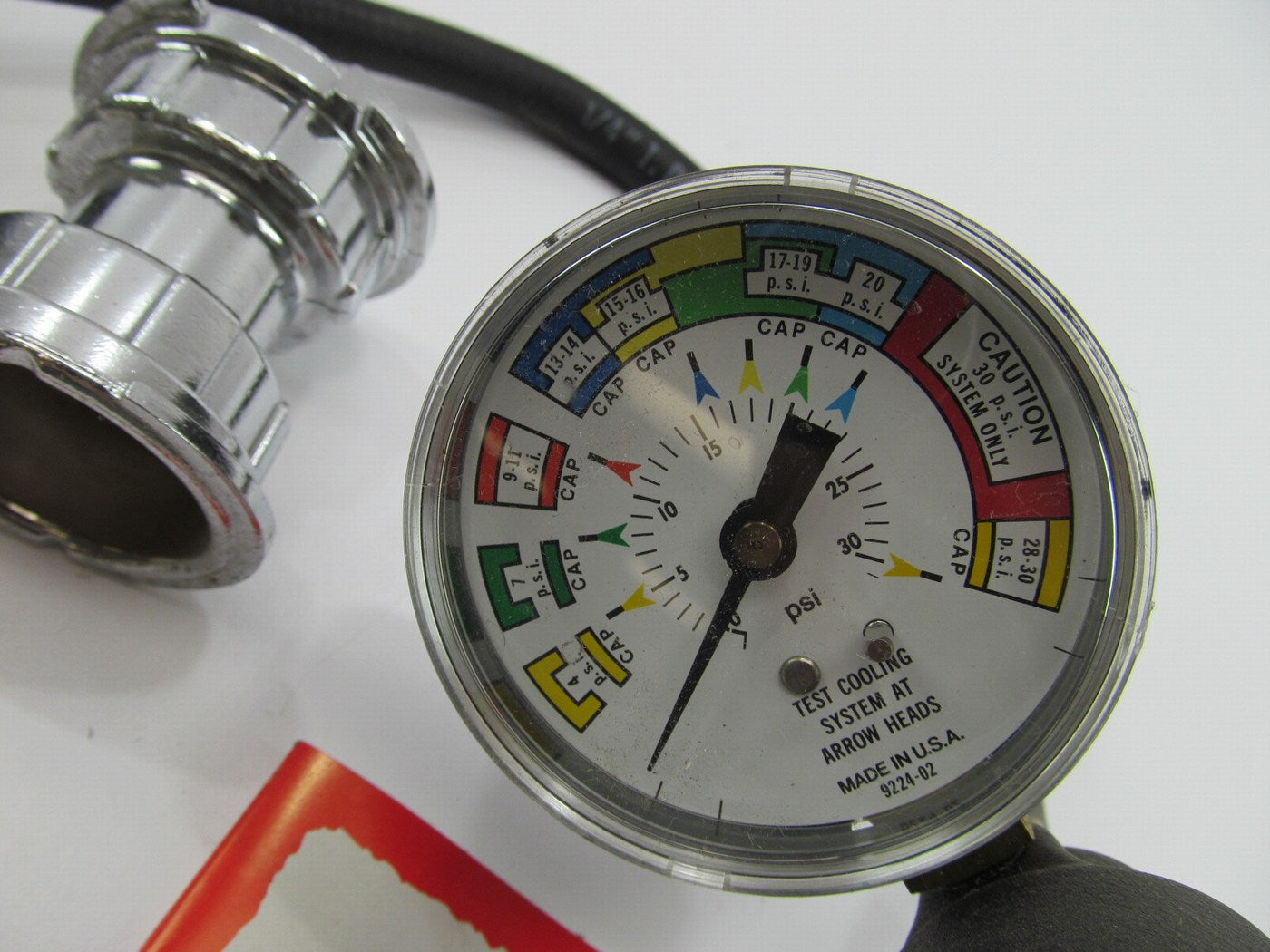 Stant ST270 Cooling System Pressure Checker Tester Tool Set