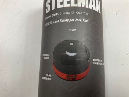 Steelman 60993 4-Piece Jack Pad Riser Set For C5 C6 7 C8 Corvette