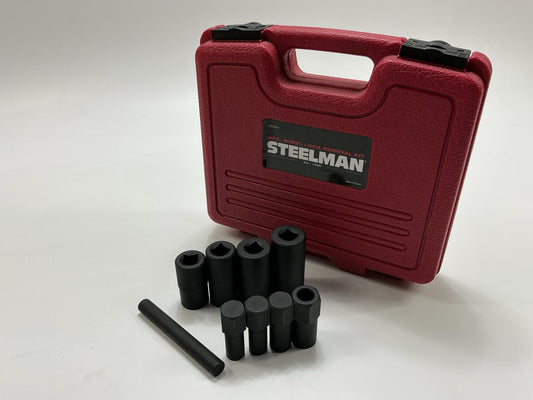 Steelman 75032 9-Piece Hubcap And Wheel Lock Removal Socket Tool Kit