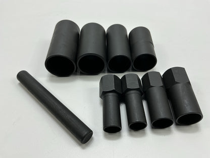 Steelman 75032 9-Piece Hubcap And Wheel Lock Removal Socket Tool Kit