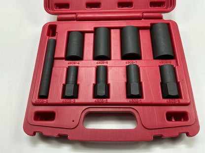 Steelman 75032 9-Piece Hubcap And Wheel Lock Removal Socket Tool Kit