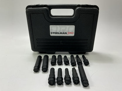 INCOMPLETE Steelman Locking Lug Nut Master Set Wheel Lock Key Removal Tool Kit