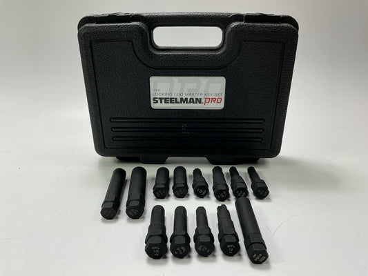 INCOMPLETE Steelman Locking Lug Nut Master Set Wheel Lock Key Removal Tool Kit