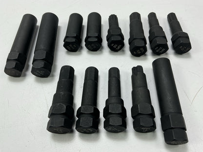 INCOMPLETE Steelman Locking Lug Nut Master Set Wheel Lock Key Removal Tool Kit
