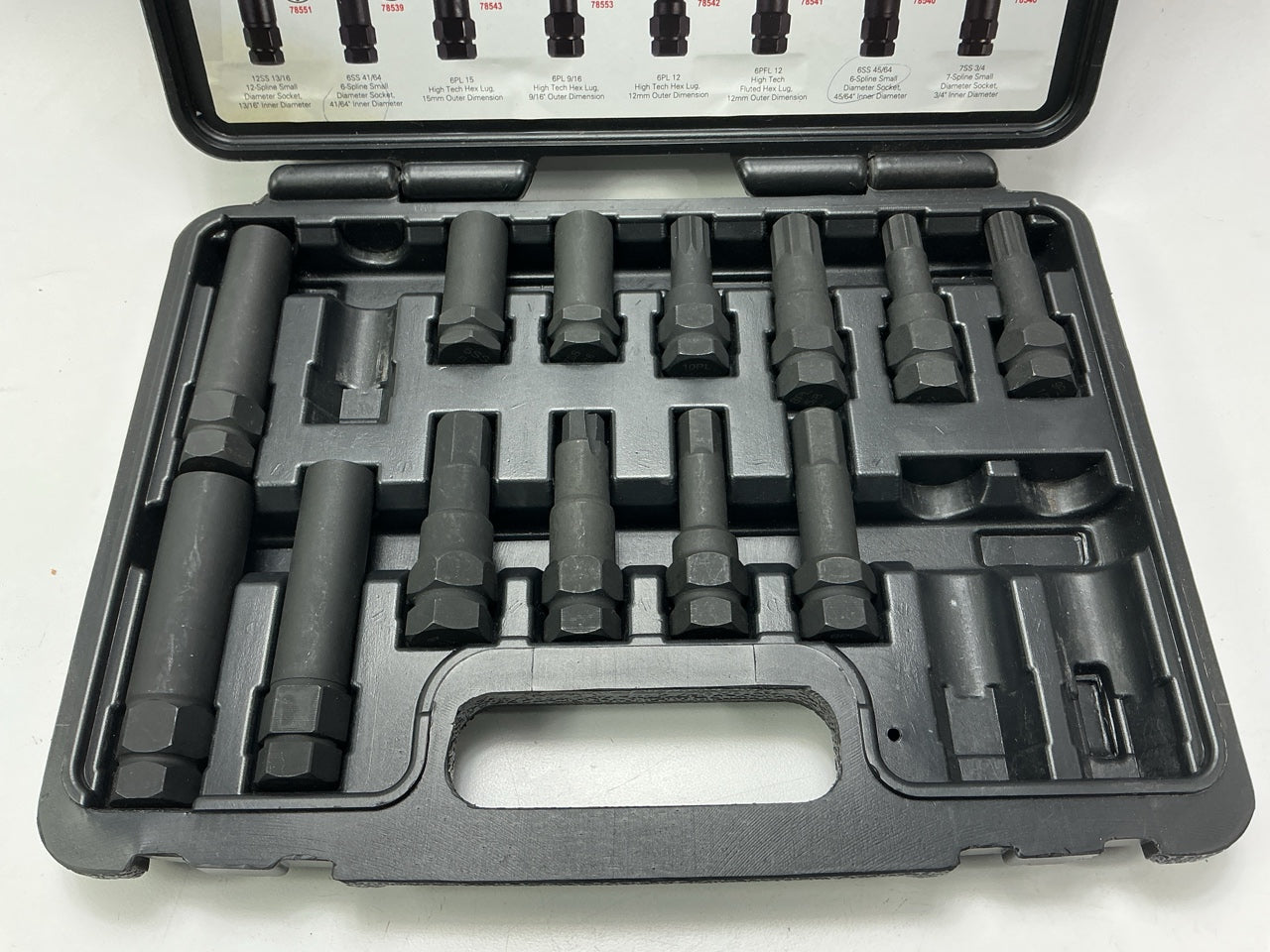 INCOMPLETE Steelman Locking Lug Nut Master Set Wheel Lock Key Removal Tool Kit