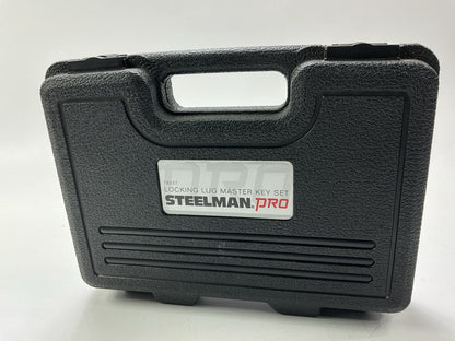 INCOMPLETE Steelman Locking Lug Nut Master Set Wheel Lock Key Removal Tool Kit