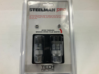 STEELMAN PRO 79996 2-Piece 3/8-Inch Drive Spark Plug Socket Set, 5/8'' And 13/16''