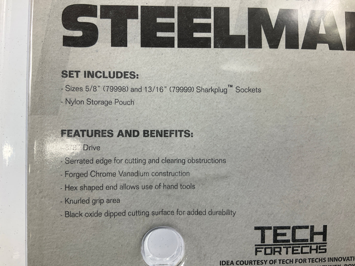 STEELMAN PRO 79996 2-Piece 3/8-Inch Drive Spark Plug Socket Set, 5/8'' And 13/16''