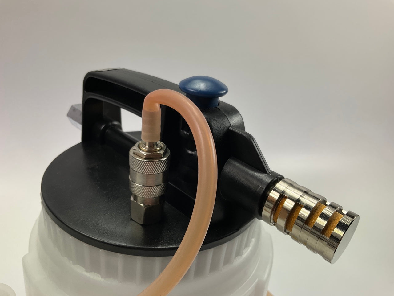 MISSING Fitting & A Hose - Steelman Pneumatic Brake Fluid Bleeder Extractor Kit